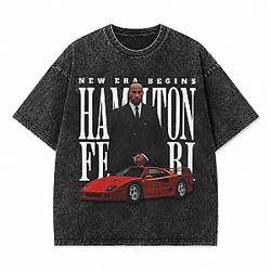 New Era PTTT2206 Washed  Lewis Hamilton T-Shirts