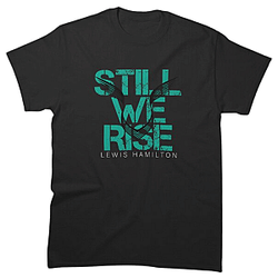 F1 Lewis Hamilton 44 Still We Rise Classic T-Shirt