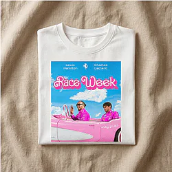 Race Week Graphic PTTT210  Lewis Hamilton T-Shirts