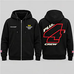 Lewis Hamilton Plus 44 Crew Zip Hoodie Lewis Hamilton Hoodies