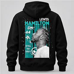 Lewis Hamilton 44 Portrait Hoodie NTT2010 Lewis Hamilton Hoodies