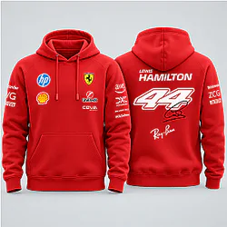 Lewis Hamilton Ferrari Number 44 Hoodie NTT2010 Lewis Hamilton Hoodies
