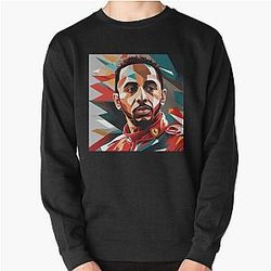 Lewis Hamilton Ferrari Style Overhauls Abstract Artwork Pullover Sweatshirt