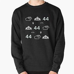 Lewis Hamilton 44 Racing Pattern  Pullover Sweatshirt