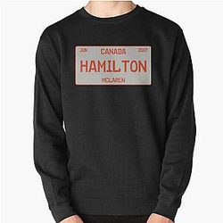 Lewis Hamilton first win license plate black Pullover Sweatshirt