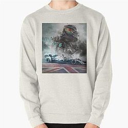 Lewis Hamilton flag posters  Pullover Sweatshirt