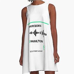 Lewis Hamilton Get in there lewis! radio message (Francesco) A-Line Dress