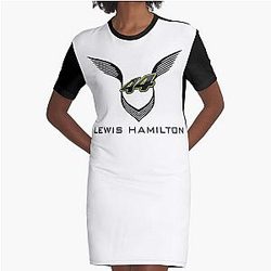 Lewis Hamilton 44 2022 Graphic T-Shirt Dress