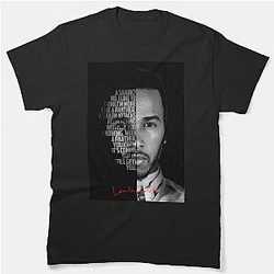 Black and white Lewis Hamilton motivational quote. Classic T-Shirt