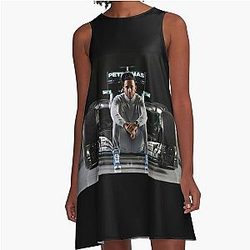 Lewis Hamilton 8#201021 A-Line Dress