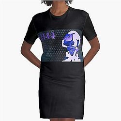 Racing driver Lewis Hamilton Graphic T-Shirt Dress