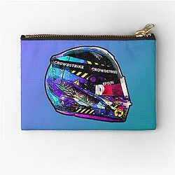 F1 2021 Lewis Hamilton - Special British GP Mercedes Crash Helmet Artwork Zipper Pouch
