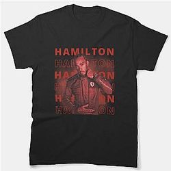 red lewis hamilton  Classic T-Shirt