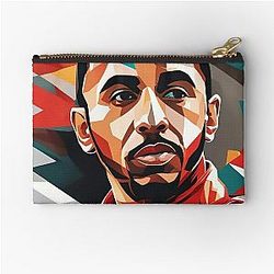 Lewis Hamilton Ferrari Style Overhauls Abstract Artwork Zipper Pouch