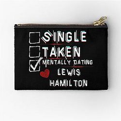 Mentally Dating Lewis Hamilton Zipper Pouch