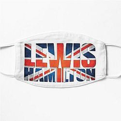 Lewis Hamilton - British Flag Flat Mask