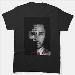 Black and white Lewis Hamilton motivational quote. Classic T-Shirt