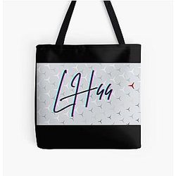LH 44 Lewis Hamilton All Over Print Tote Bag
