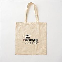 Mentally Dating Lewis Hamilton Cotton Tote Bag