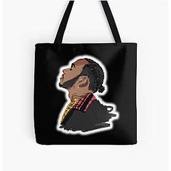 Lewis Hamilton Illustration All Over Print Tote Bag