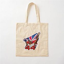 Art Lewis Hamilton Illustration Cotton Tote Bag