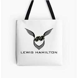 Lewis Hamilton Team 44 All Over Print Tote Bag