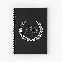 Lewis Hamilton - Seventh World Title Spiral Notebook