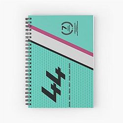 F1 Lewis Hamilton 44  Spiral Notebook