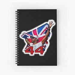 Art Lewis Hamilton Illustration Spiral Notebook