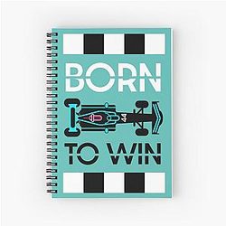 Lewis Hamilton World Champion - World Champions - Driving Legend - GRAND PRIX Spiral Notebook