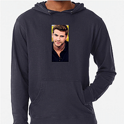 Liam Hemsworth's breakout role was in The Hunger Games Liam Hemsworth Hoodies