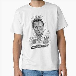Liam Neeson Abstract Sketch Art Classic T-Shirt