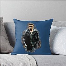 Liam Neeson Throw Pillow