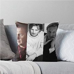 Liam Neeson Throw Pillow