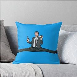 The Naked Gun Liam Neeson Throw Pillow