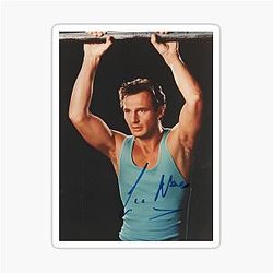 liam neeson Signed Sticker
