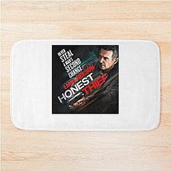 Gifts for Movie Fan Liam Neeson Retro Wave Bath Mat