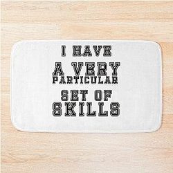 Mens Liam Neeson Vintage Photograp Bath Mat