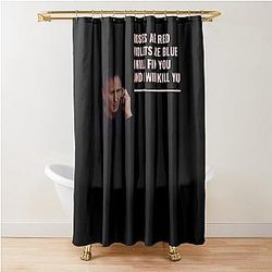 Mens Best Movie Liam Neeson Vintage Photo Shower Curtain