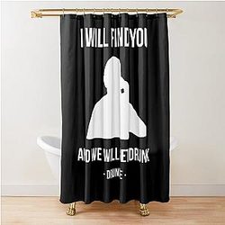 Mens Funny Liam Neeson More Than Awesome Shower Curtain