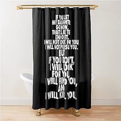 Funny Gifts For Movie Liam Neeson Vintage Photo Shower Curtain