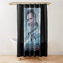 Mens Funny Movie Gifts Liam Neeson Fans Shower Curtain