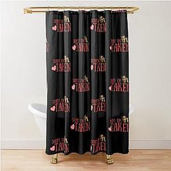 Sorry I'm Taken Funny Valentine's Day Gift Idea Liam Neeson Shower Curtain