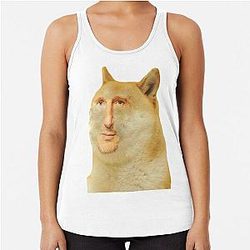 Liam Neeson Doge Racerback Tank Top