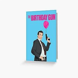 Funny Birthday Card - The Naked Gun Greeting Card