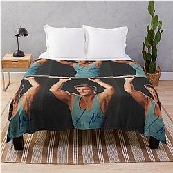 Liam Neeson Signed Throw Blanket