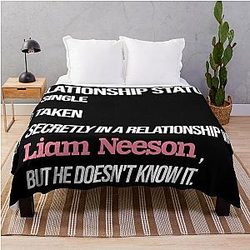 Liam Neeson Relationship Throw Blanket