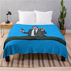 The Naked Gun: Liam Neeson Throw Blanket
