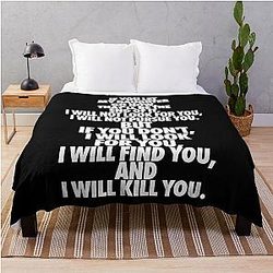 Funny Gifts For Liam Neeson Vintage Throw Blanket