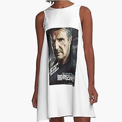 For Liam Neeson Mens A-Line Dress for Movie Fan